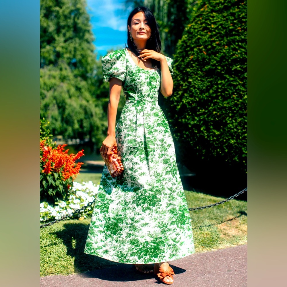 Cypress Toile Amelia Gown